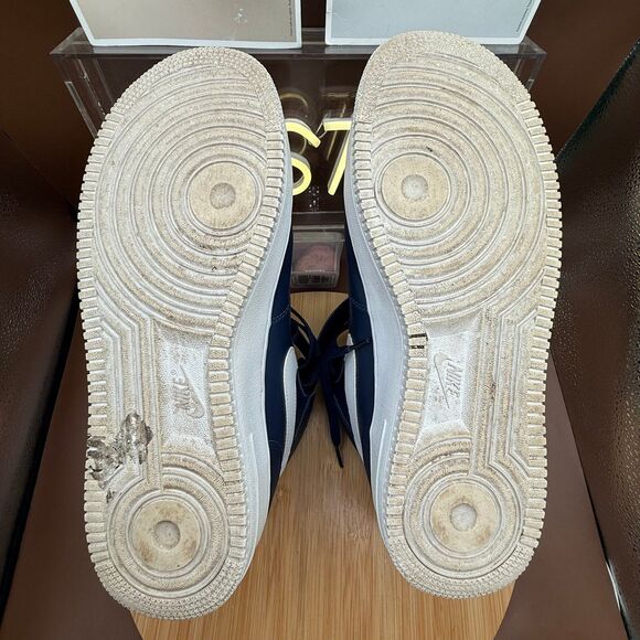 Nike Air Force 1 Mid '07 Midnight Navy Blue 2016 Men's Size 11 - Picture 7 of 11